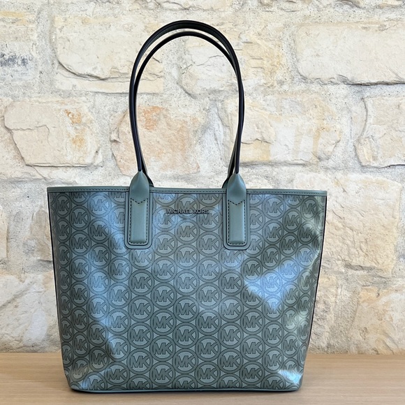 Michael Kors Jodie MD Signature Tote  Handbag Light + Wallet set NWT Authentic - Picture 2 of 12